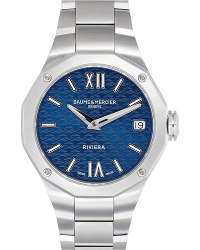 Baume & Mercier Riviera Bracelet Watch - Gray