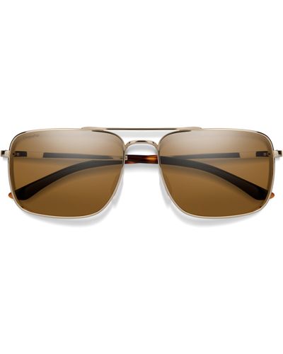 Smith Outcome 59mm Chromapoptm Polarized Aviator Sunglasses - Multicolor