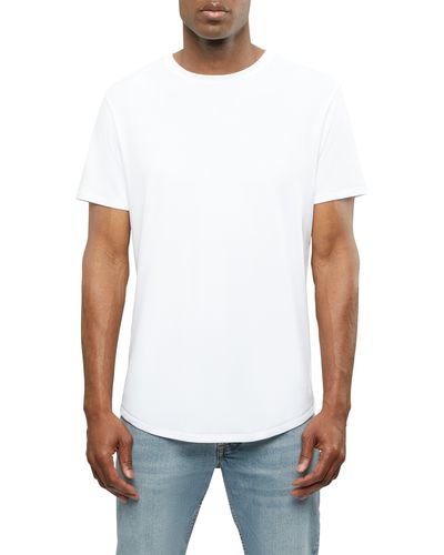 Cuts Pima Cotton Blend T-shirt - White