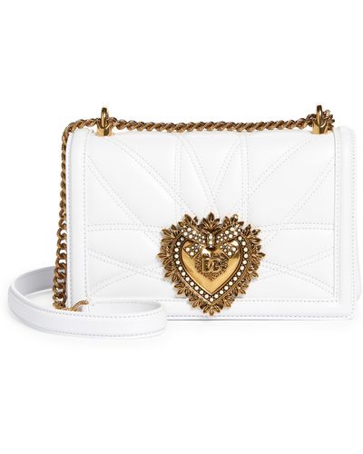 Dolce & Gabbana Devotion Logo Heart Lambskin Crossbody Bag - Multicolor