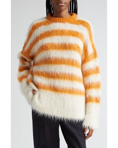Monse Stripe Alpaca & Merino Wool Blend Sweater - Multicolor
