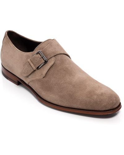 To Boot New York Bower Monk Strap Shoe - Brown