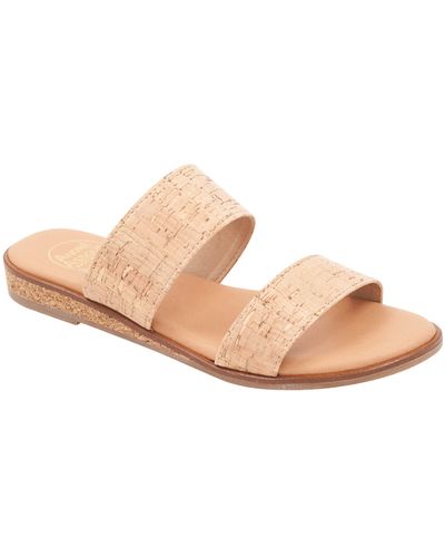Andre Assous Galia Featherweights Slide Sandal - Natural