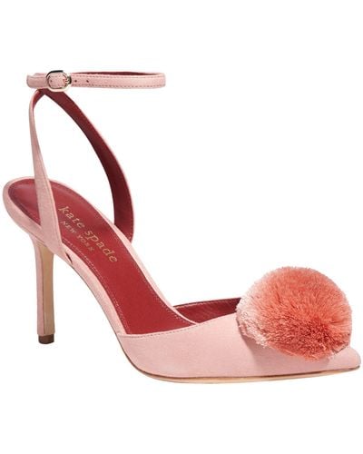 Kate Spade Amour Pom Pump - Red