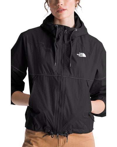 The North Face Antora Water Repellent Hooded Jacket - Black