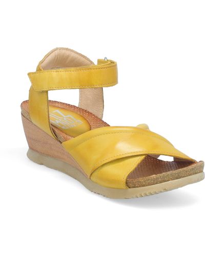 Miz Mooz Sofie Wedge Sandal - Yellow