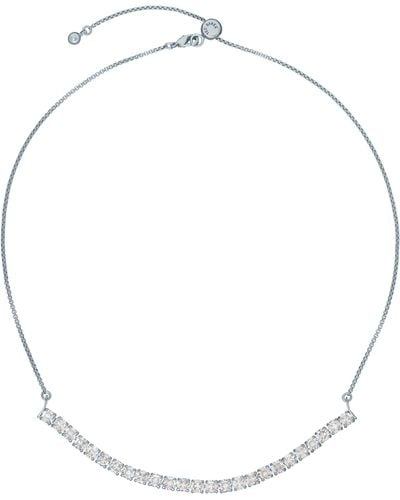 Ted Baker Mellri Icon Cubic Zirconia Necklace - White