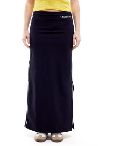 iets frans... Piped Maxi Skirt - Blue