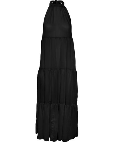 Vero Moda Eva Beach Halter Maxi Dress - Black
