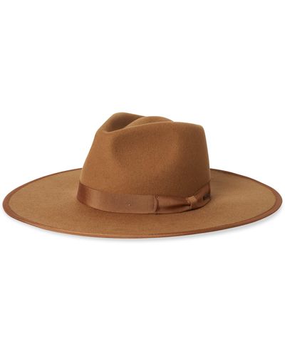 Brixton Jo Felted Wool Rancher Hat - Brown