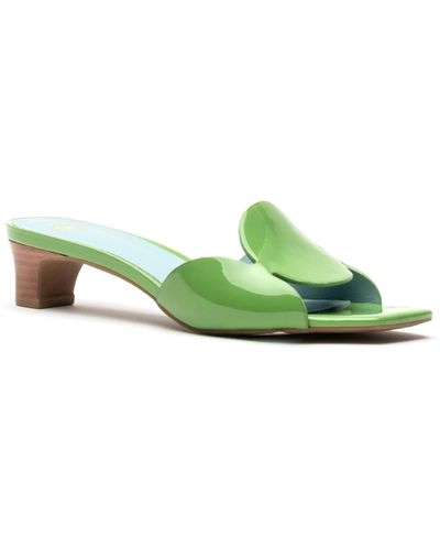 Frances Valentine Sandy Slide Sandal - Green