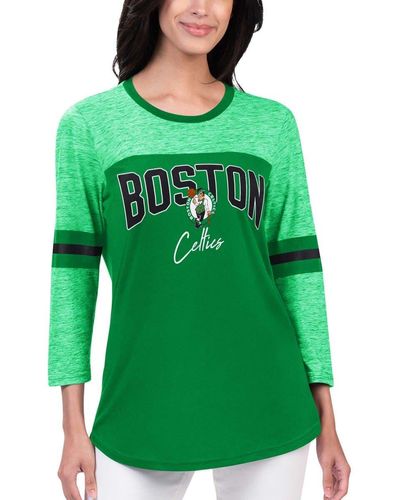 G-III 4Her by Carl Banks Boston Celtics Play The Game Three-quarter Sleeve T-shirt At Nordstrom - Green