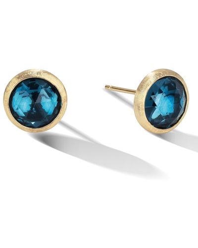 Marco Bicego Jaipur Semiprecious Stone Stud Earrings - Blue
