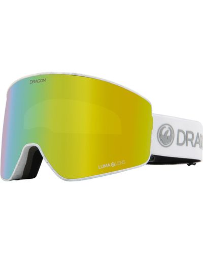 Dragon Pxv2 62mm Snow goggles With Bonus Lens - Yellow