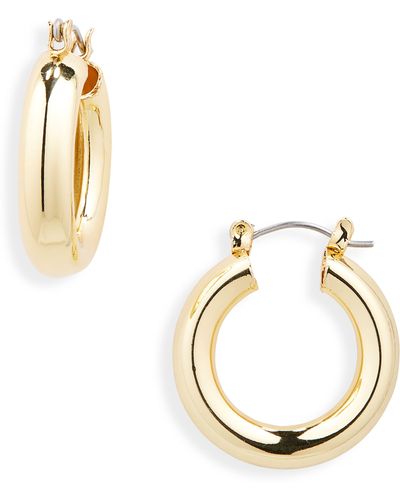 BP. Bold huggie Hoop Earrings At Nordstrom - Metallic