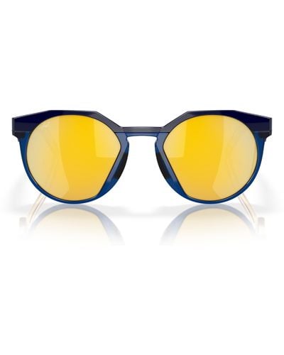 Oakley Hstn 52mm Prizm Gradient Polarized Round Sunglasses - Yellow