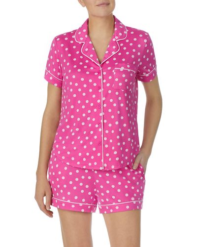 Kate Spade Print Short Pajamas - Pink