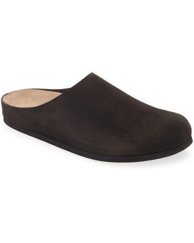 Common Projects Suede Clog - Black