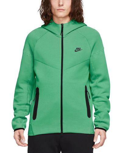 Nike Tech Fleece Windrunner Zip Hoodie - Green