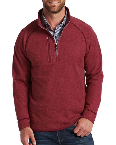 Cutter & Buck Mainsail Half Zip Pullover - Red