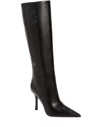 Alexander Wang Delphine Pointed Toe Boot - Black
