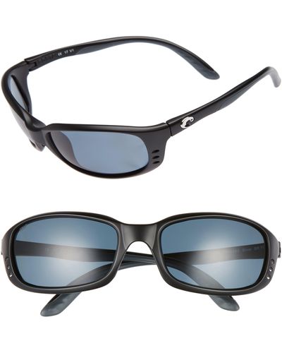 Costa Del Mar Brine Polarized 60mm Sunglasses - Black