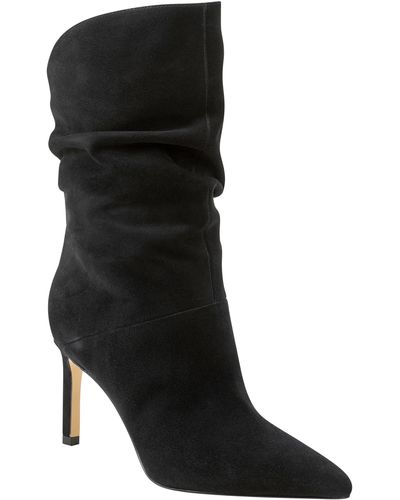 Marc Fisher Angi Slouch Pointed Toe Bootie - Black