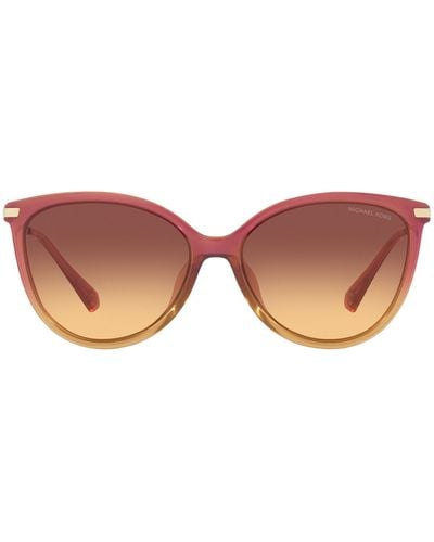 Michael Kors Dupont 58mm Gradient Cat Eye Sunglasses - Pink