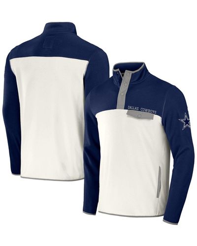 Dallas Cowboys NFL x Darius Rucker Collection by Fanatics Two-Tone Sherpa  Button-Up Vest - Charcoal