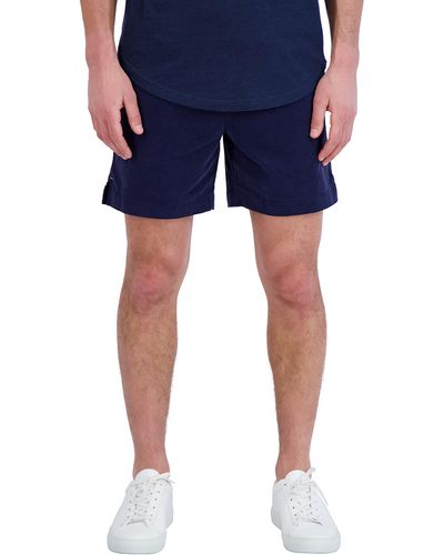 Goodlife Stretch Corduroy Shorts - Blue