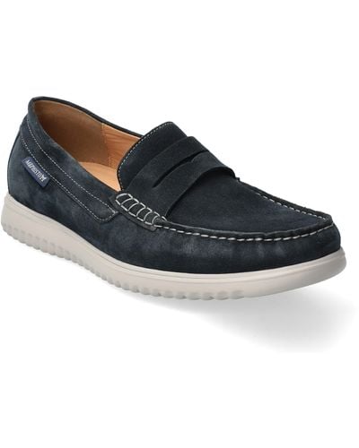 Mephisto Titouan Penny Loafer - Blue