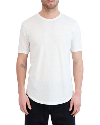 Goodlife Scallop Crew T-shirt - White