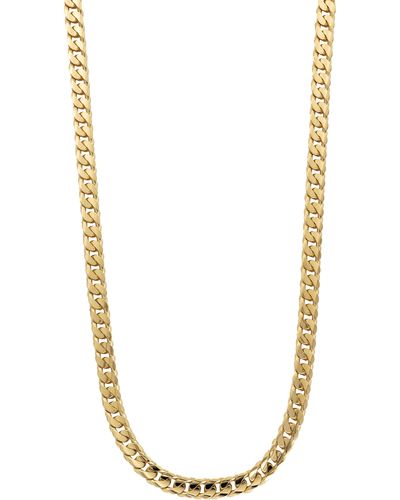 Bony Levy 14k Gold Curb Chain Necklace - Metallic