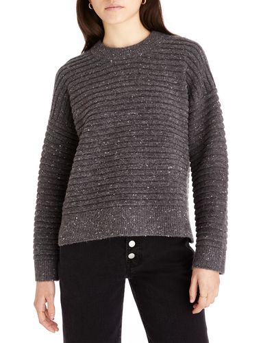 Madewell Donegal Elsmere Pullover Sweater - Gray