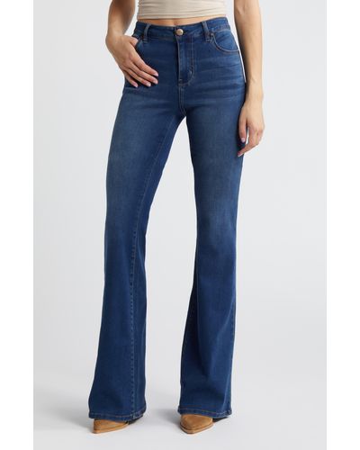 1822 Denim Butter Tall High Waist Slim Bootcut Jeans - Blue