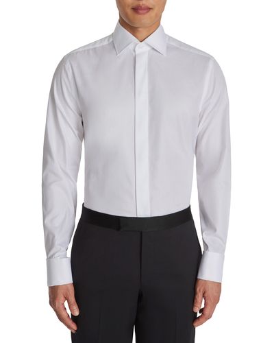 Jack Victor Albert Tux Button-up Shirt - White