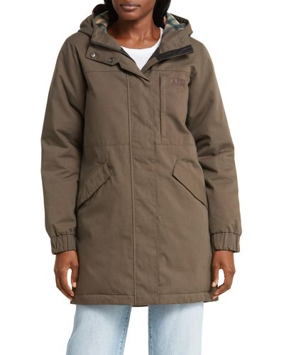 Picture Dyrby Water Repellent Hooded Jacket - Brown