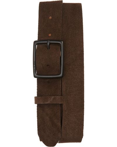Rag & Bone rugged Leather Belt - Brown