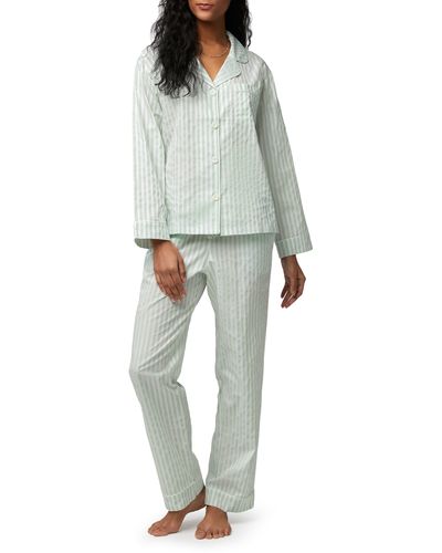 Bedhead Stripe Organic Cotton Sateen Pajamas - Multicolor