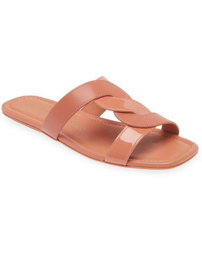 Stuart Weitzman Ibiza Slide Sandal - Pink