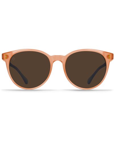 Raen Norie 53mm Polarized Round Sunglasses - Brown