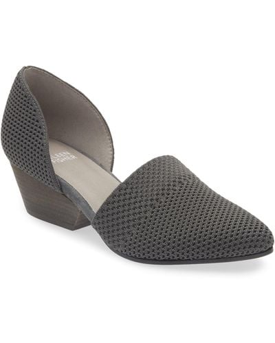 Eileen Fisher Hallo Knit D'orsay Pump - Gray