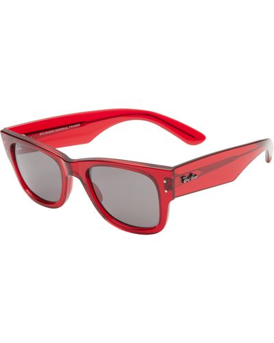 Ray-Ban Mega Wayfarer 51mm Square Sunglasses - Red