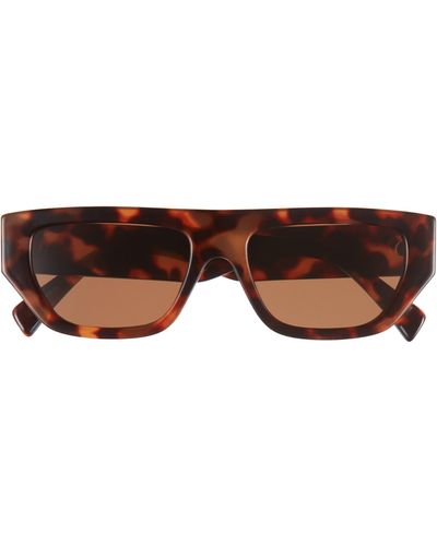 BP. Bold Flat Top Sunglasses - Brown