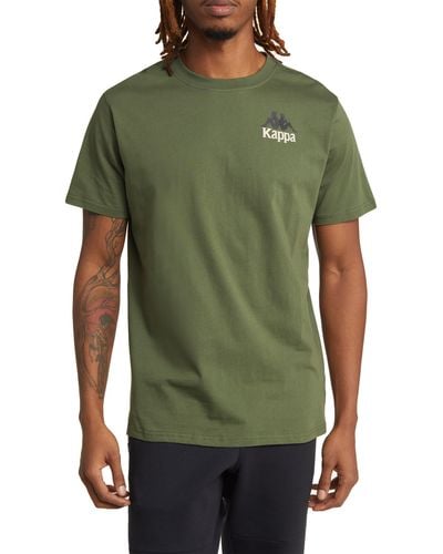 Kappa Authentic Ables Cotton Graphic T-shirt - Green