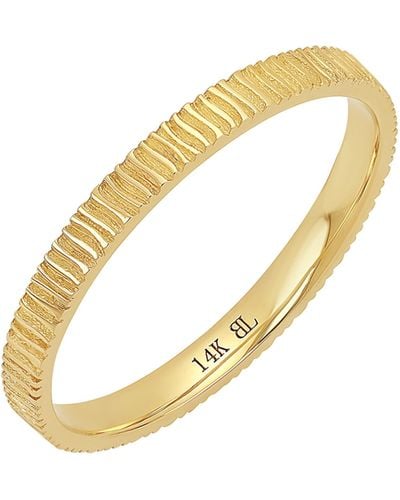 Bony Levy 14k Gold Stack Ring - White