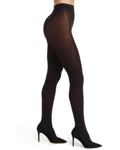 Oroblu Double Face Opaque Reversible Tights - Blue