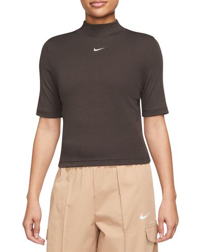Nike Sportswear Essentials Rib Top - Black
