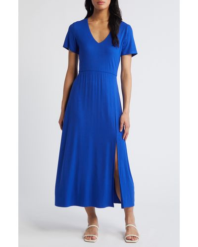 Loveappella Midi Dress - Blue