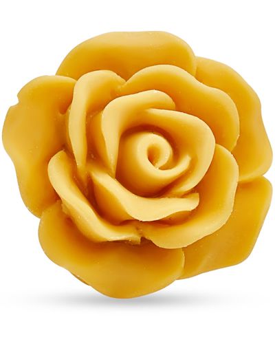 CLIFTON WILSON Floral Lapel Pin - Yellow